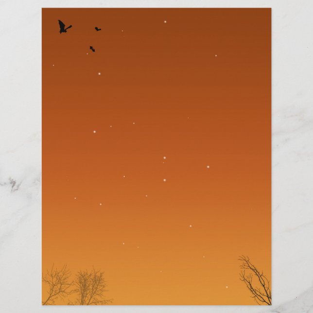 ハロウィーンこうもりと木 (正面)