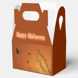 ハロウィーンこうもりと木 フェイバーボックス