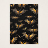 ハロウィーンこうもりイヤリングディスプレイカード (裏面)