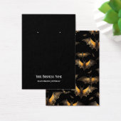 ハロウィーンこうもりイヤリングディスプレイカード (デスク)