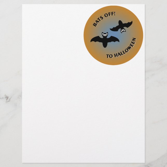 ハロウィーンこうもりオレンジブルー (正面)