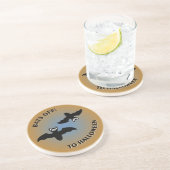 ハロウィーンこうもりオレンジブルー コースター (側面)