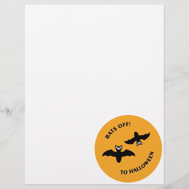 ハロウィーンこうもりオレンジ (正面)