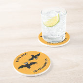 ハロウィーンこうもりオレンジ コースター (側面)