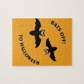 ハロウィーンこうもりオレンジ ジグソーパズル (横)