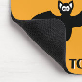 ハロウィーンこうもりオレンジ マウスパッド (コーナー)