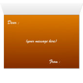 ハロウィーンこうもりグリーティングカード (内部横(下))