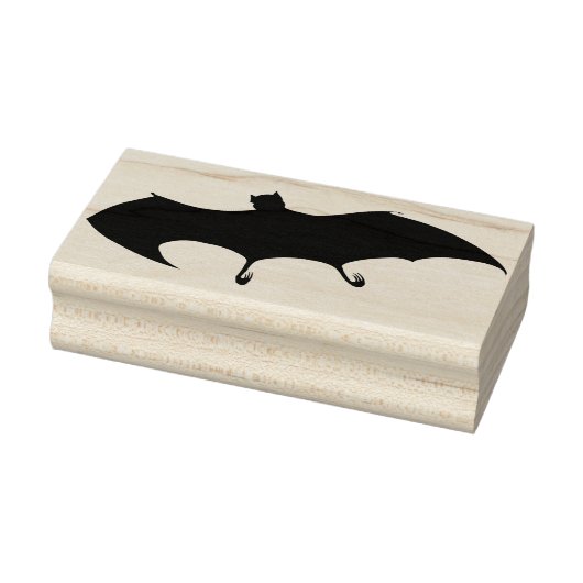 ハロウィーンこうもりシルエットゴムアートスタンプ ラバースタンプ (スタンプ)