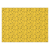 ハロウィーンこうもりスパイダーズくもの巣オンスモールイエロー テーブルクロス (正面(横))