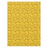 ハロウィーンこうもりスパイダーズくもの巣オンスモールイエロー テーブルクロス (正面)