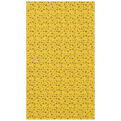 ハロウィーンこうもりスパイダーズくもの巣オンラージイエロー テーブルクロス (正面)