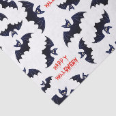 ハロウィーンこうもりパターンティッシュペーパー 薄葉紙 (詳細)