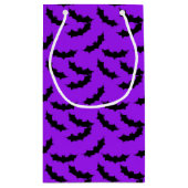 ハロウィーンこうもりパターン小抱き枕 スモールペーパーバッグ (裏面)