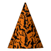 ハロウィーンこうもりパーティー帽子 パーティーハット (裏面)