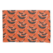 ハロウィーンこうもりピラロケース 枕カバー (正面)