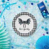 ハロウィーンこうもりボウ不気味2歳の誕生日 ペーパープレート (パーティー)