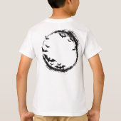 ハロウィーンこうもりムーン Tシャツ (裏面)