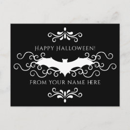 ハロウィーンこうもりレシピ ポストカード