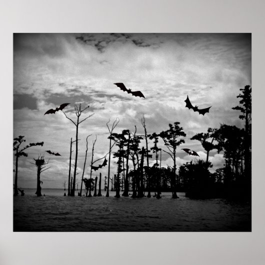 ハロウィーンこうもり不気味 – シーン ポスター (正面)