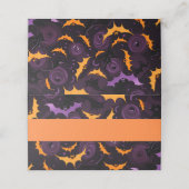 ハロウィーンこうもり名座席表 プレイスカード (外部開封)