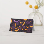 ハロウィーンこうもり名座席表 プレイスカード (裏面)