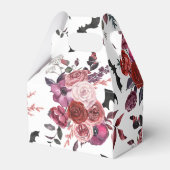 ハロウィーンこうもり花赤ちゃんシャワー フェイバーボックス (裏面サイド)