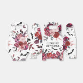 ハロウィーンこうもり花赤ちゃんシャワー フェイバーボックス (折り畳みなし)