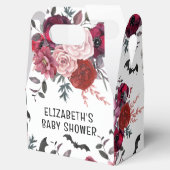 ハロウィーンこうもり花赤ちゃんシャワー フェイバーボックス (オープン)