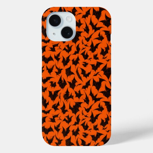 ハロウィーンこうもり電話ケース Case-Mate iPhoneケース (裏面)