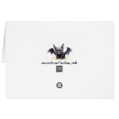 ハロウィーンこうもり (裏面横)