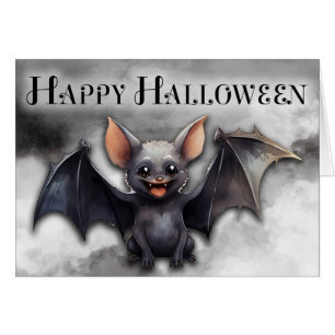 ハロウィーンこうもり