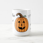ハロウィーンこうもり&カボチャコーヒーマグ コーヒーマグカップ (中央)