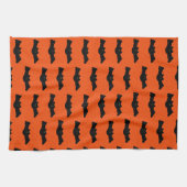 ハロウィーンこうもり キッチンタオル (横)