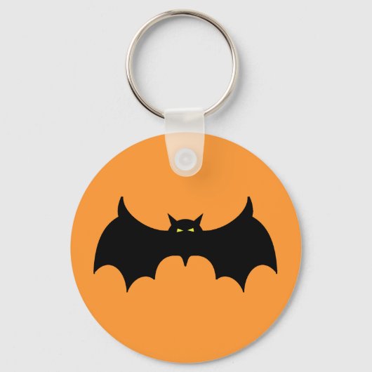 ハロウィーンこうもり キーホルダー (正面)