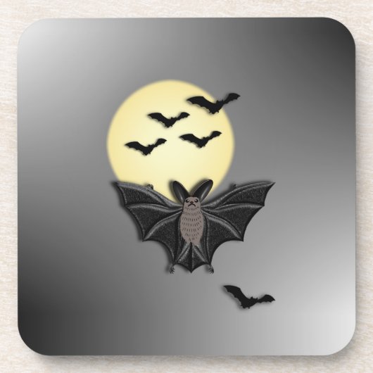 ハロウィーンこうもり コースター (正面)