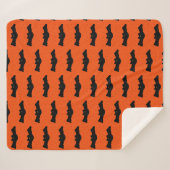 ハロウィーンこうもり シェルパブランケット (正面(横))