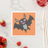 ハロウィーンこうもり スタンダードカクテルナプキン (インサイチュ)