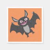 ハロウィーンこうもり スタンダードカクテルナプキン (正面)