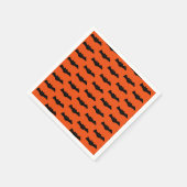 ハロウィーンこうもり スタンダードカクテルナプキン (角)