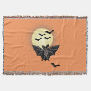 ハロウィーンこうもり スローブランケット