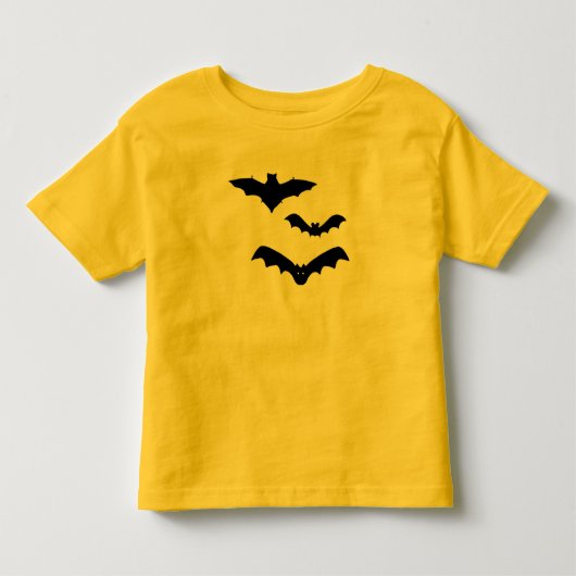 ハロウィーンこうもり トドラーTシャツ (正面)