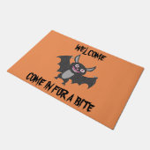 ハロウィーンこうもり ドアマット (アングル)