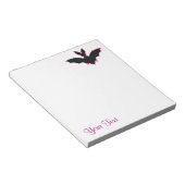 ハロウィーンこうもり ノートパッド (アングル)