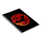 ハロウィーンこうもり ノートブック (右側)