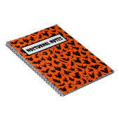 ハロウィーンこうもり ノートブック (右側)