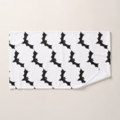 ハロウィーンこうもり バスタオルセット (ハンドタオル)