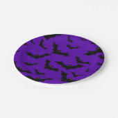 ハロウィーンこうもり ペーパープレート (アングル)