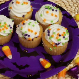 ハロウィーンこうもり ペーパープレート