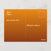 ハロウィーンこうもり ポストカード (裏面)