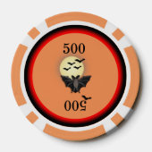ハロウィーンこうもり ポーカーチップ (裏面)